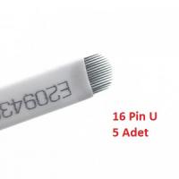 Microblading İğnesi 16 Pin U 5 Adet
