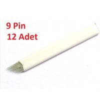 Microblading İğnesi 9 Pin 12 Adet
